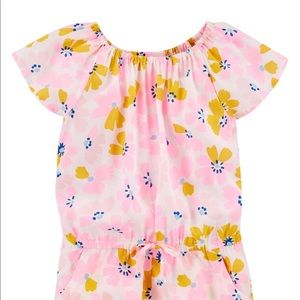 Floral Poplin Romper